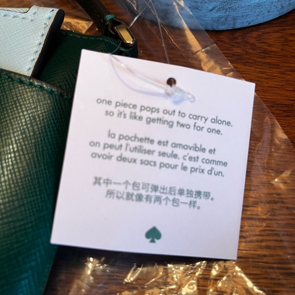 kate spade Sadie bag in green - Picture 4 of 9